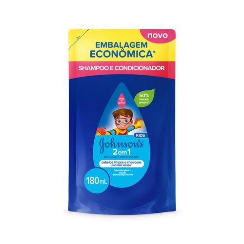 2 em 1 Shampoo e Condicionador Infantil JOHNSON’S® 180ml