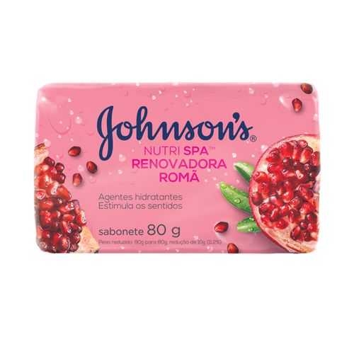 Sabonete Corporal em Barra Johnson’s® Nutrispa Romã 80g