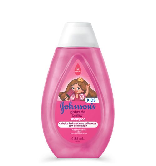 Shampoo Johnson'S® Gotas De Brilho 400 Ml